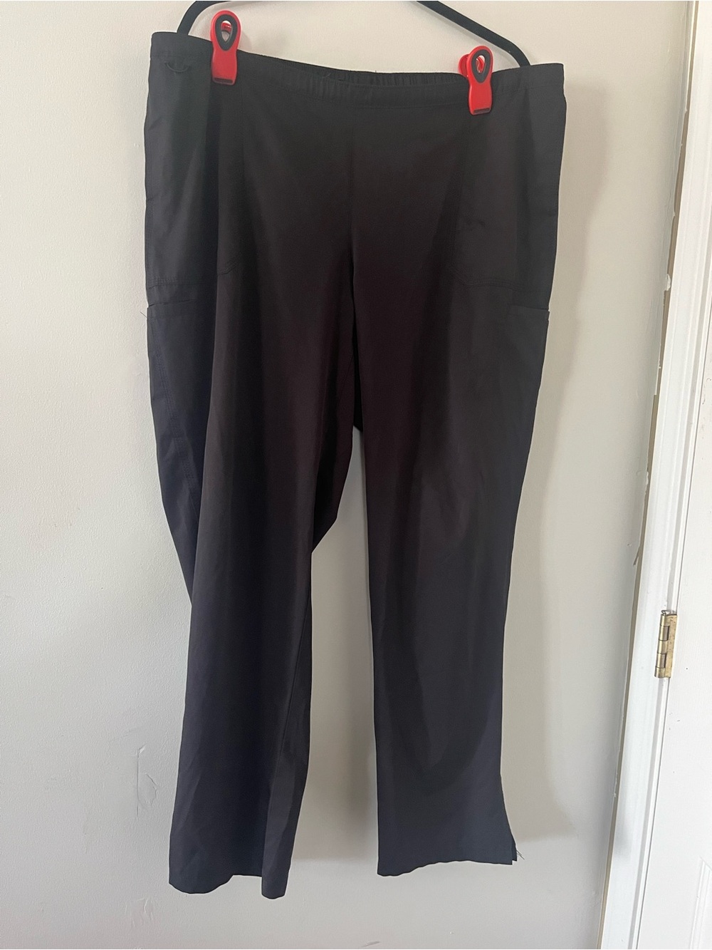 Carhartt Womens Black Scrub Pants Straight Leg XXL Utility Medical Workwear